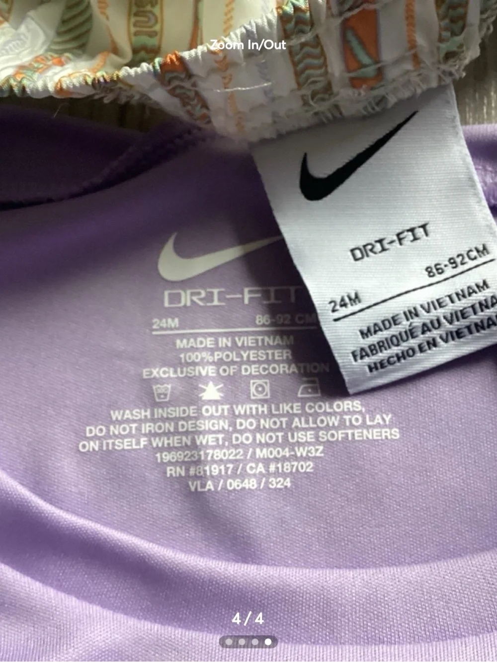 Girls Nike DRIFIT shorts set size 24 months(NWT) ~FIRM, NO OFFERS~ - Picture 4 of 4